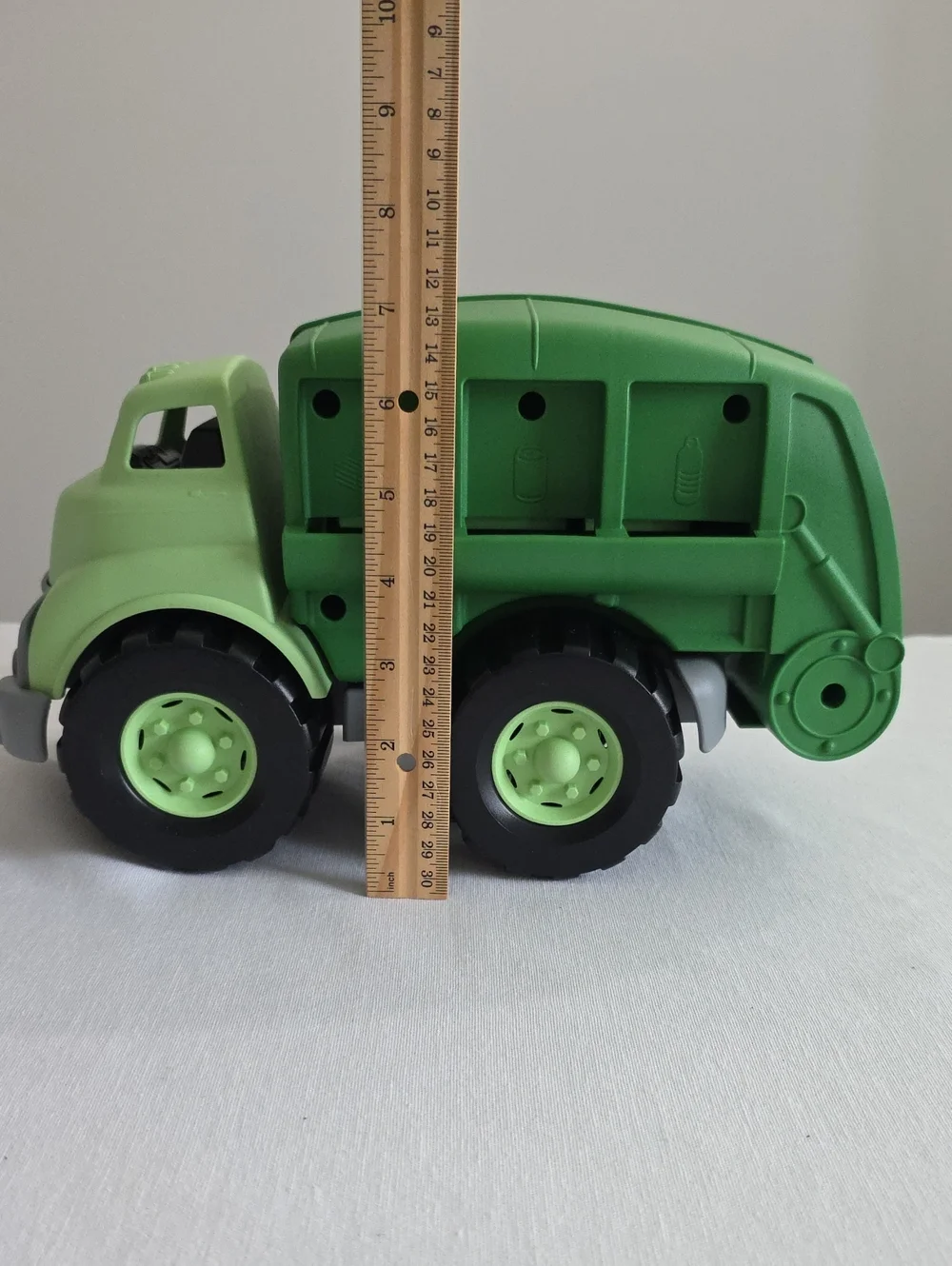 Green Toys Green Recycle Truck & Red Fire Engine Lot Of 2 Toy Vehicles USA Made